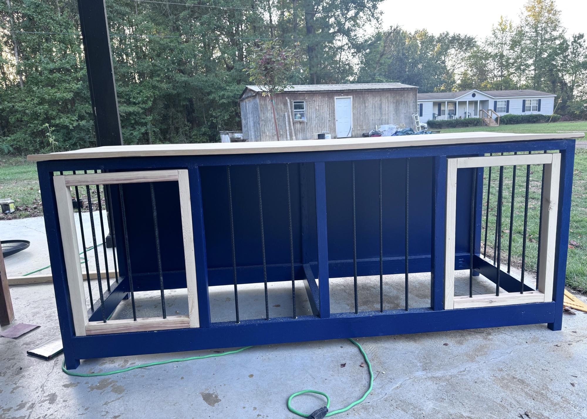 DIY Double Dog Console Kennel Ana White